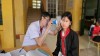 Trung tâm Y tế xã Na Sang  tổ chức khám bệnh cho học sinh Trường PTDTBT THCS Ma Thì Hồ